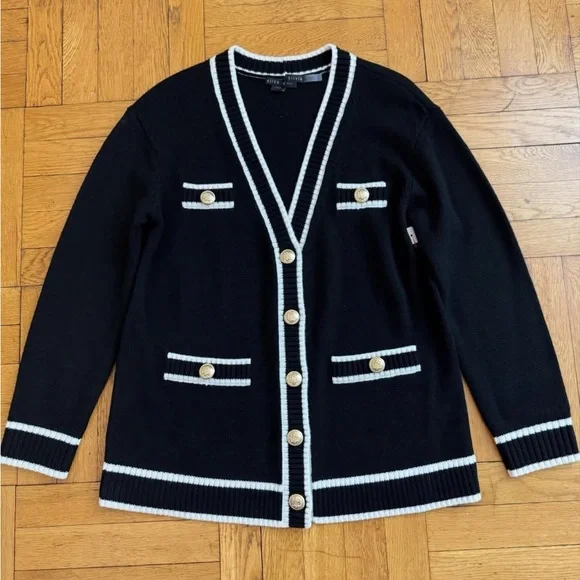 Alice + Olivia
Bradford Tipped Cardigan - Picture 5 of 12